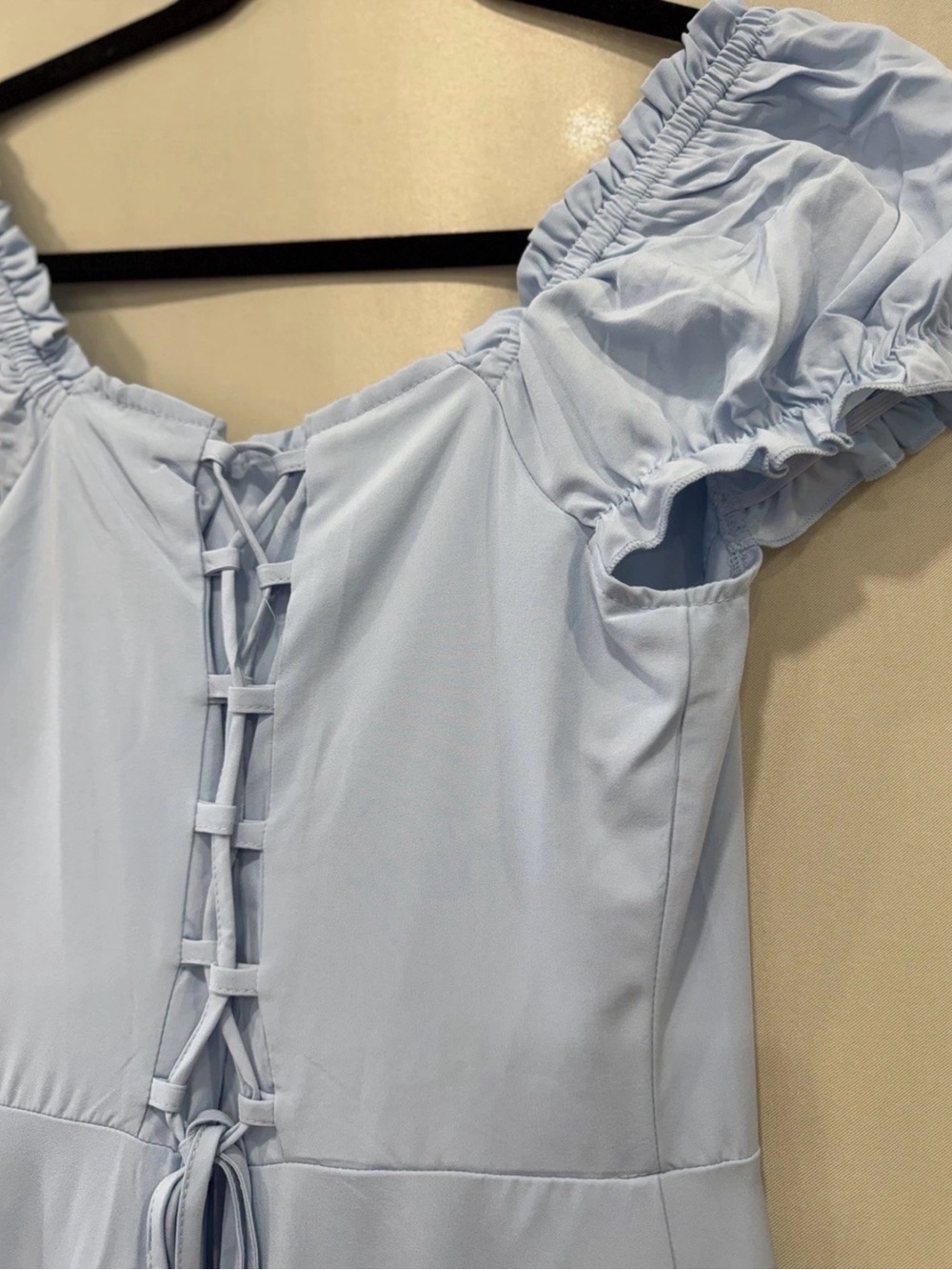 Light Blue Maxi Formal Dress Prom Bridesmaid Evening Gown - Picture 11 of 13